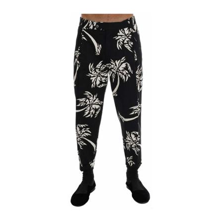 Dolce & Gabbana Straight Byxor svart, Herr Byxor, Herr, Storlek: S