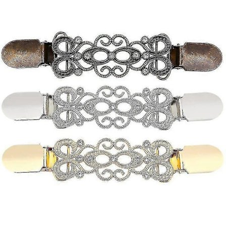 3 stk. Attraktive Cardigan Clips Praktiske Chic Tøj Lås Sweater Stramme Clip