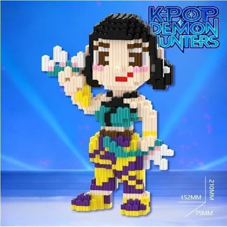 Kpop Demon Hunter Byggeklodser – Legetøjssæt til Børn, Kreativ og Engagerende Byggeleg