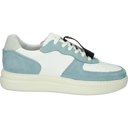 Blackstone Vl27 White Light Blue - LOW Sneaker , Wit , Dames , Maat: 39 EU