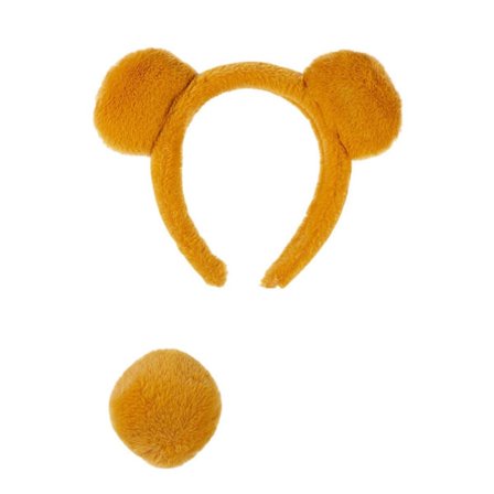 Bjørnekostymesett Ører Hale Tutu Skjørt Dyre Karneval Kostymesett Tilbehør for Barn Jenter Halloween Cosplay Rekvisitter SETA1-Perfet