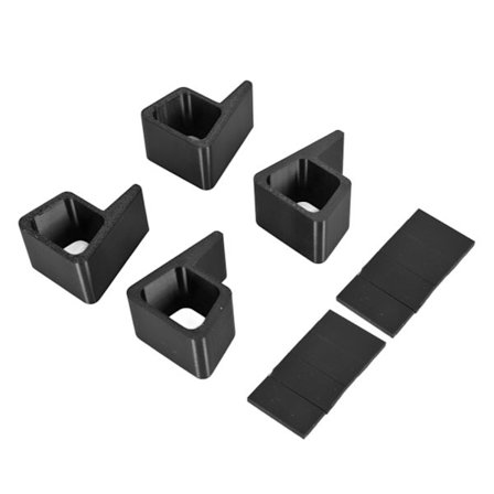 4 stk. Xbox One S X Horisontalt Konsollstativ Sklisikkert Slitesterkt Svart Brakett