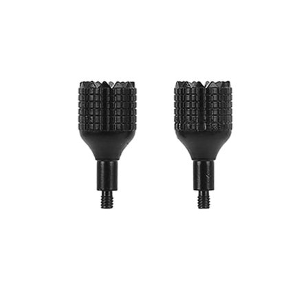 2024-2 st Drönare Fjärrkontroll Spakar Koppar Bekväm Touch Anti-halk Fjärrkontroll Tumme Rocker Joystick för RC PRO Svart