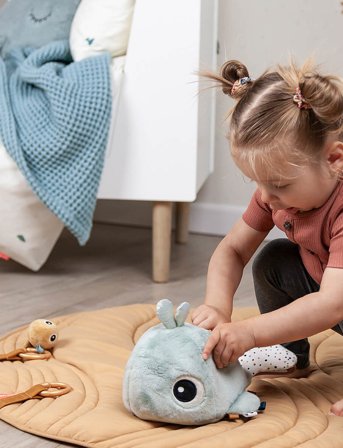 Done by Deer Hide&Seek Activity Toy Wally Blue - Blue - 14X 16X 28CM