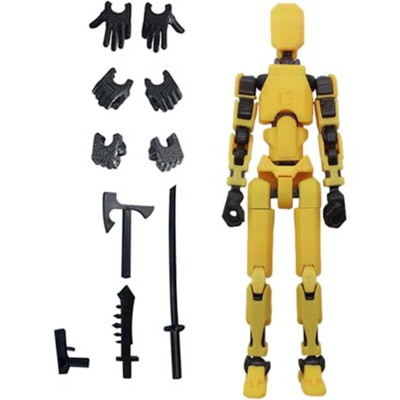 T13 Action Figure, Titan 13 Action Figure, Robot Action Figure, 3D Printed Action[HK]