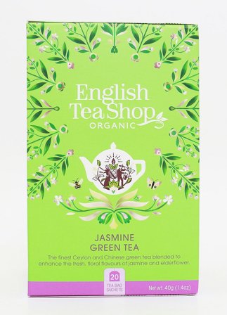 English Tea Shop Jasmine Green Tea 20 stk., Helse & Madvarer, Te, Grøn Te