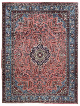 Hand Knotted Persian Hamadan Fine Rug 263X340
