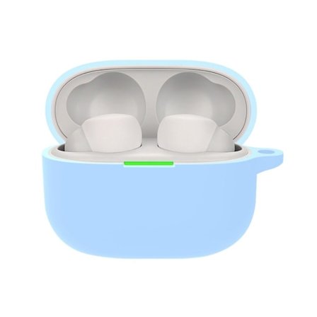 Sony LinkBuds S silikonikotelo karabiinilla - Taivaansininen