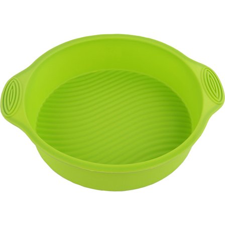 Silikoninen pyöreä leivontamuotti kakun leivontaan