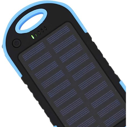 Powerbank 5000 mAh - vandtæt - blå