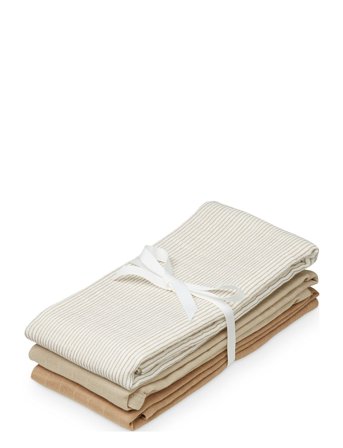 Muslin Cloth, 3-Pack - Gots Baby & Maternity Baby Sleep Muslins Muslin Cloths Multi/patterned Cam Cam Copenhagen