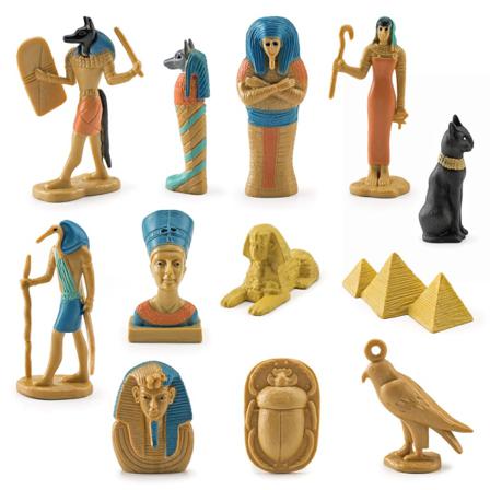 Förpackning Med 12 Figurer Statyer Ornament Early Education Dekorativ