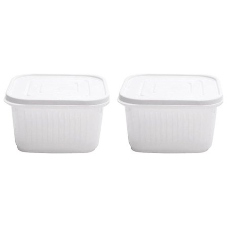 Grønn løk oppbevaringsboks Kjøkken ingefær hvitløk oppbevaringsboks & lufttett boks Hvit