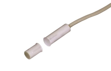 Alarmtech MC 340-S1 Magnetkontakt 1 åpen kontakt, B-klasse 2 m kabel, Alarm & sikkerhet