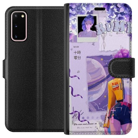 Kompatibelt Plånboksfodral till Samsung Samsung Galaxy S20 Kpop Demon Hunters Rumi Lila Planet Kosmisk Idol Stil Fantasy