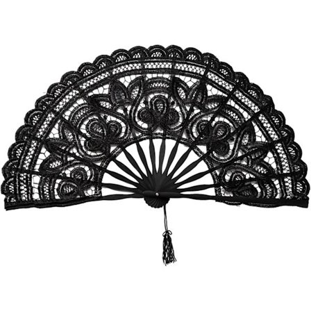 Pitsinen käsin taitettava viuhka, Design taitettavat käsi viuhkat naisten pitsiviuhka vintage hääviuhka naisten espanjalainen käsi viuhka hääkoriste 