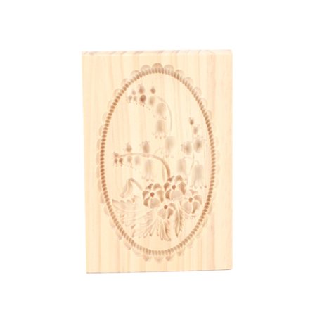 Bærbar Campanula Blomst Cookieform i Tre for Hjemmebruk