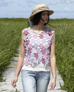 Hekleoppskrift Singlet - Svarta Fåret