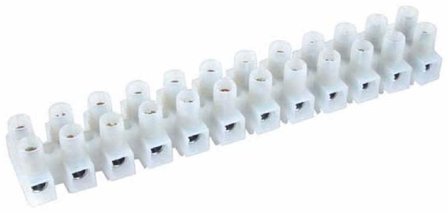 Rutab 1441068 Kytkentärima 12-napainen, valkoinen, Asennustuotteet