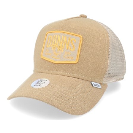 Djinns - Beige Trucker Cap - Hft Hippy Canvas Sand Trucker @ Hatstore