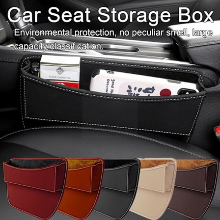 Auton nahkainen säilytyslaatikko Lukko tasku säilytyslaatikko
