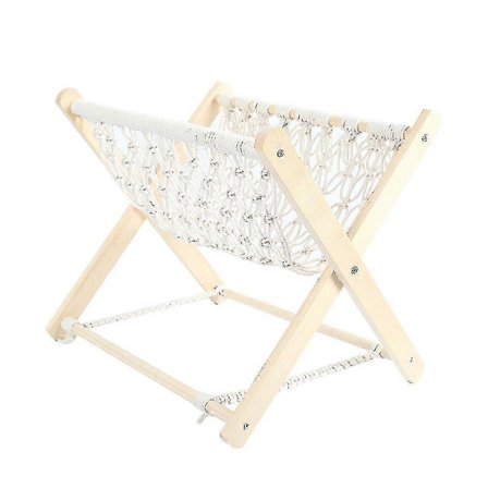 Tidningsställ i bohemisk stil, dekorativt tidnings- och bokställ med spets