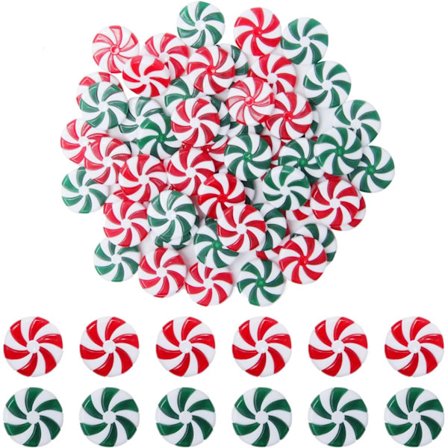 60 Stykker Julegirlander Godteri Snurr Julekjærlighet O,ZQKLA