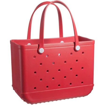 Strandveske i gummi, vanntett, sandtett, utendørs tote-veske, bærbar reiseveske, strandsportshåndveske