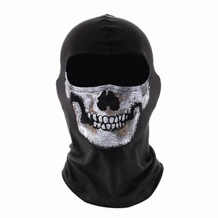 Call of Duty Ghost Face Skull Balaclava Maske Motorcykel Cosplay Skræmmende Skelet MWII Krigssoldat Ride Udendørs Vindtæt Hovedbeklædning 2025th