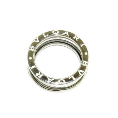 Bvlgari Vintage Pre-owned Vitt guld ringar grå, Dam Vintage Smycken, Dam, Storlek: ONE SIZE