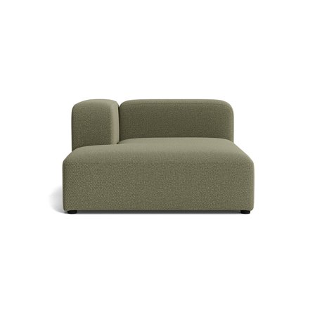 Milo XL chaiselong, venstrevendt - Nordic Grøn - 130x170x72 - Sofa, chaiselong