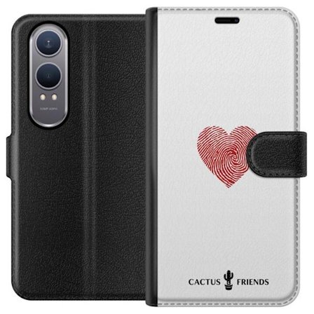 Yhteensopiva Lompakkokotelo OnePlus OnePlus Nord CE4 Lite Cactus and Friends - Fingerprint Love
