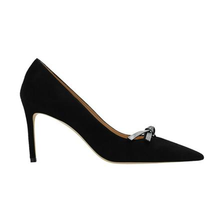 Stuart Weitzman SW Bow stiletto pumps Sort, Dame, Størrelse: 38 EU