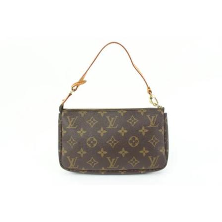 Louis Vuitton Vintage Pre-owned Pochette Accessoires Monogram Taske Brun, Dame Vintage Tasker, Størrelse: ONE Size