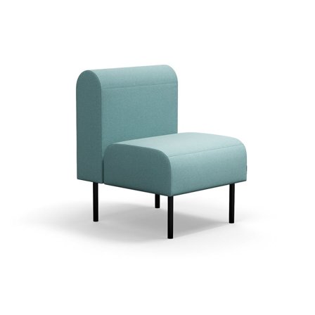 Modular sofa VARIETY, 1-seater, fabric Pod CS, turquoise