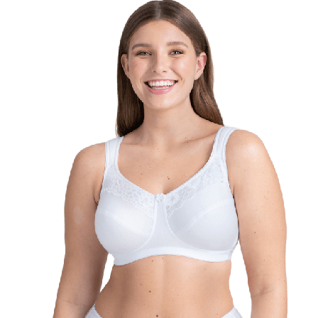 Miss Mary of Sweden Cotton Now Minimizer Bh Utan Bygel Dam Vit 90f