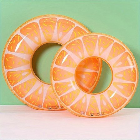 1 st Frukt Pool Float Vattenmelon Kiwi Apelsin Citron Badring 27.5 - Uppblåsbar Tub Float leksak (PVC Förtjockad)-WELLNGS