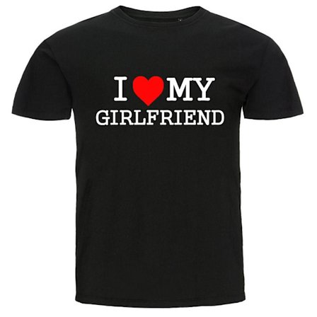 Mordely T-shirt - I Love My Girfriend L