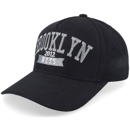 Mitchell & Ness - NBA Sort adjustable Kasket - Brooklyn Nets Shady Suede Pro Black A-frame Adjustable @ Hatstore