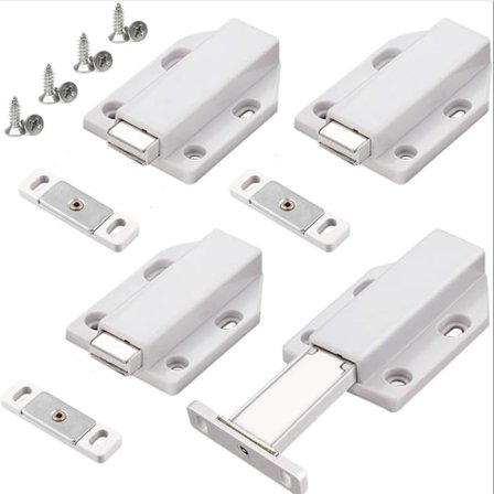 Trykk for å åpne magnetlås Magnetisk lås Trykkdørdemper Lukk