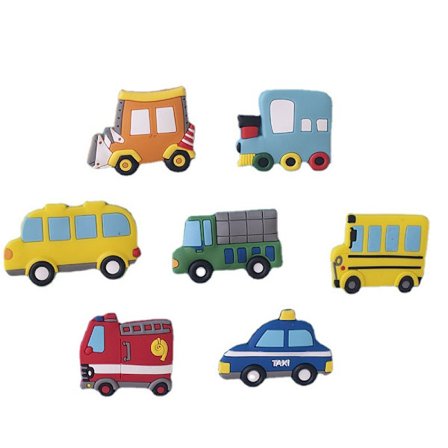 Kreativ tecknad mjuk lim kylskåpsdekal, kakel personlighet söt