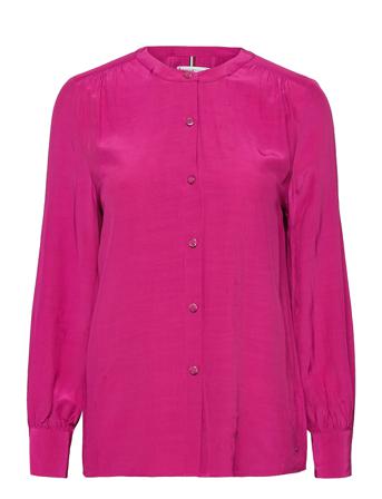 Button Down Relaxed Blouse Ls Pink Tommy Hilfiger