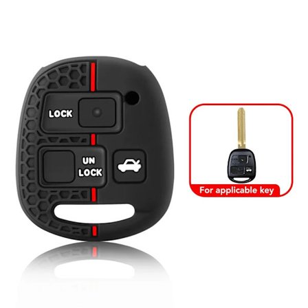 Silikone Bil Nøgle Etui Cover Til Toyota FJ Cruiser Land 2008-2014 Yaris Echo Til Lexus ES GS LS IS RX SC LX RX400h