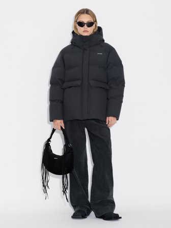 Holzweiler - Besseggen Down Jacket - Dk. Grey - Womens - XXS