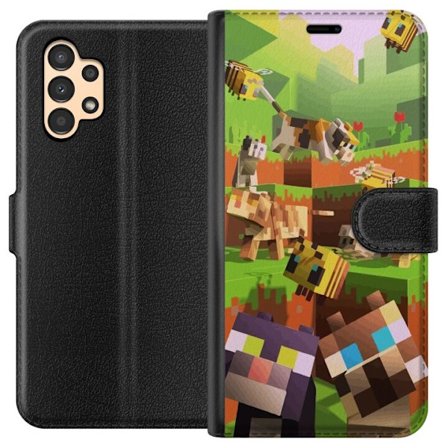 Yhteensopiva Lompakkokotelo Samsung Galaxy A13 MineCraft