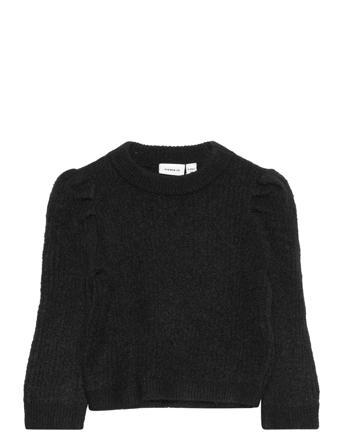 Nmfrhis Ls Knit Camp Black Name It