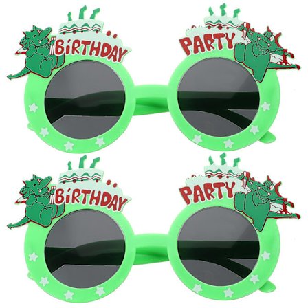 2 kpl Tyylisäätöiset Silmälasit Pienellä Dinosauruksen Kuviolla Juhliin Hauskoja Valokuvarekvisiittoja