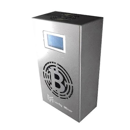 Lucky Miner LV06 500G BTC Solo Miner Inkluderer Veiledning Maskin EU-plugg