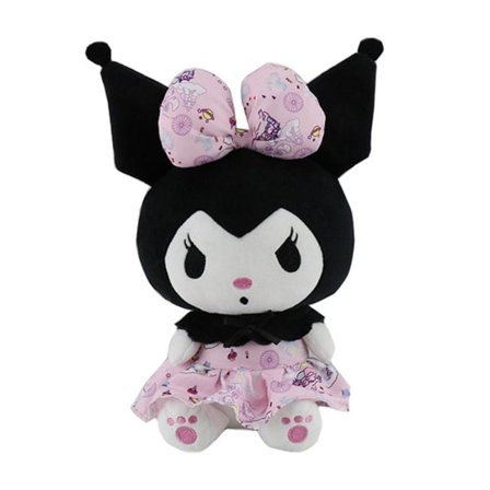 Sød My Melody Tegneserie Kuromi Plysjlegetøj Rosa Kjole