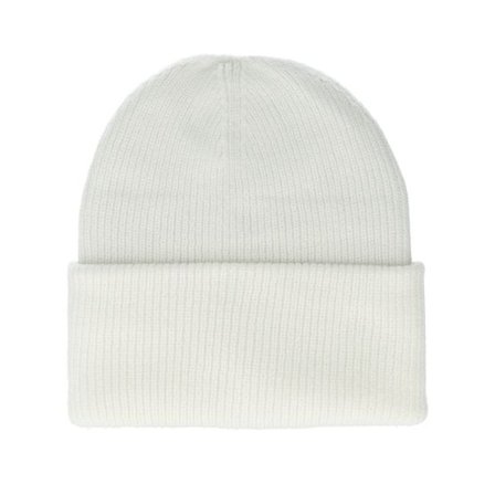 Beechfield - Vit cuff Beanie - White Engineered Deep Cuff @ Hatstore